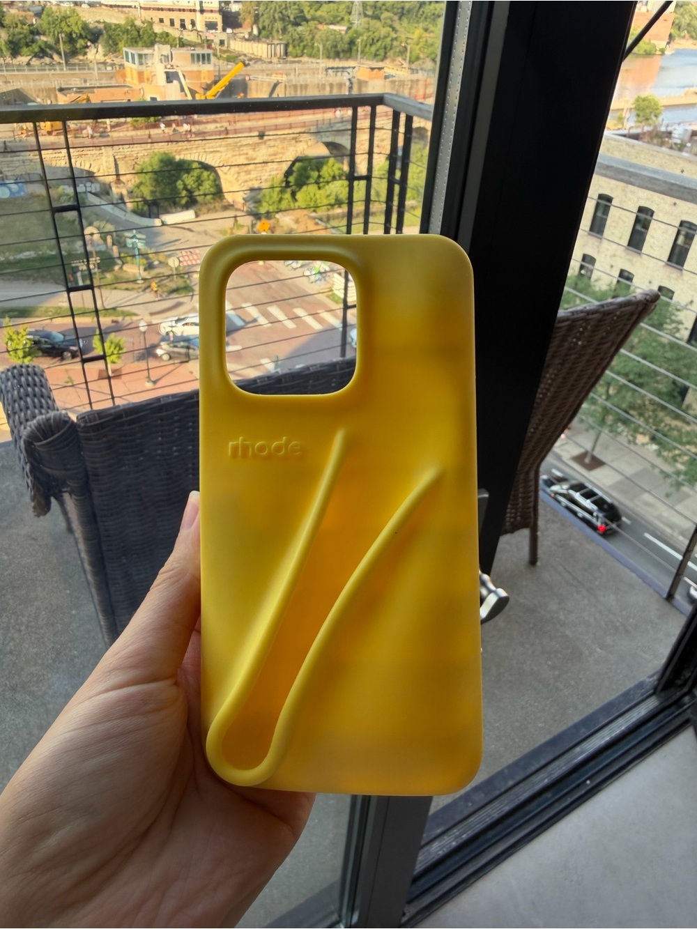 RHODE iPhone 14 Pro Lemontini Phone Case for Rhode Lip Gloss